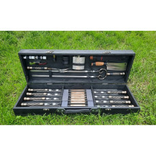 Набір шампурів BLACK BOX в дерев'яному кейсі (С-007)