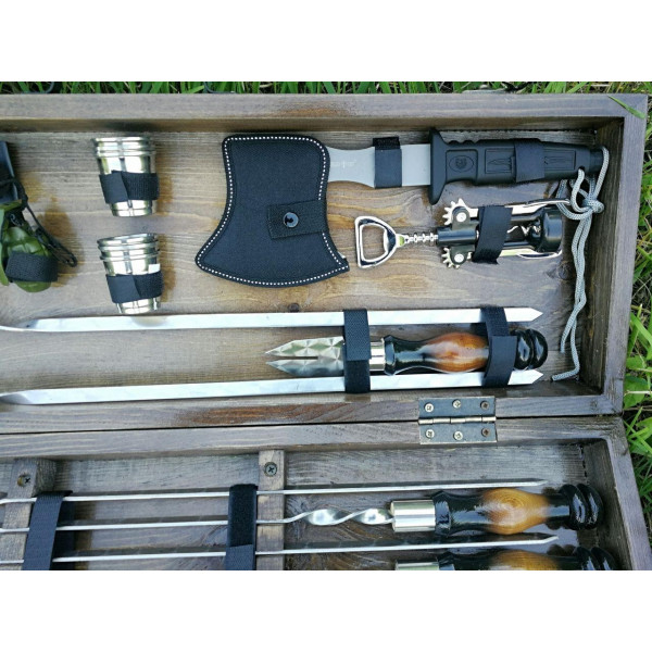 Набір шампурів Military