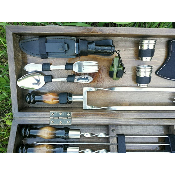 Набір шампурів Military