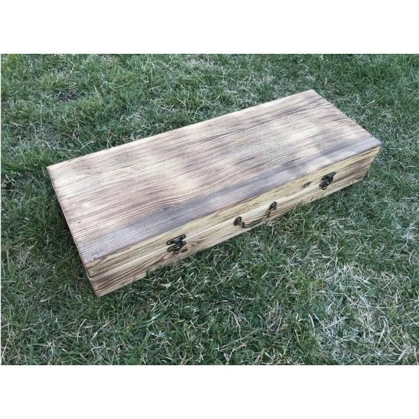 Набор шампуров в деревянном кейсе (009г)