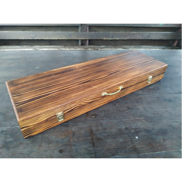 Набір шампурів у дерев'яному кейсі №2