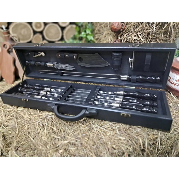 Набор шампуров в кейсе (L-203)