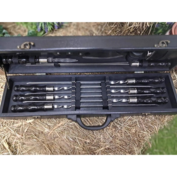 Набор шампуров в кейсе (L-203)