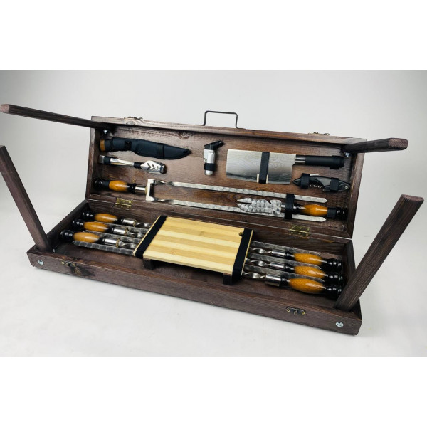 Набір шампурів у кейсі-трансформері (7619)