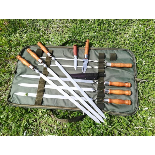 Набір шампурів у чохлі (LK-001)