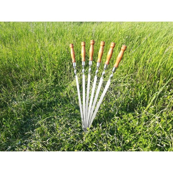 Набір шампурів для люля-кебаб 72*3*2 см