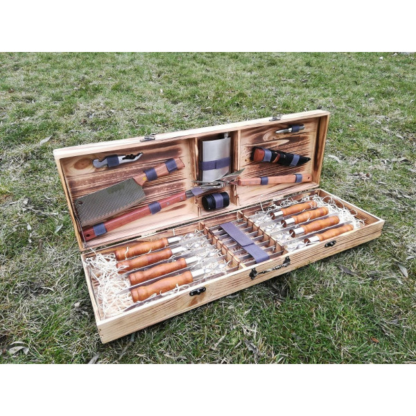 Набір шампурів і аксесуарів для барбекю LUX (115)