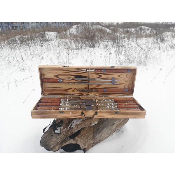 Набір шампурів та аксесуарів для барбекю MASTER (014M)