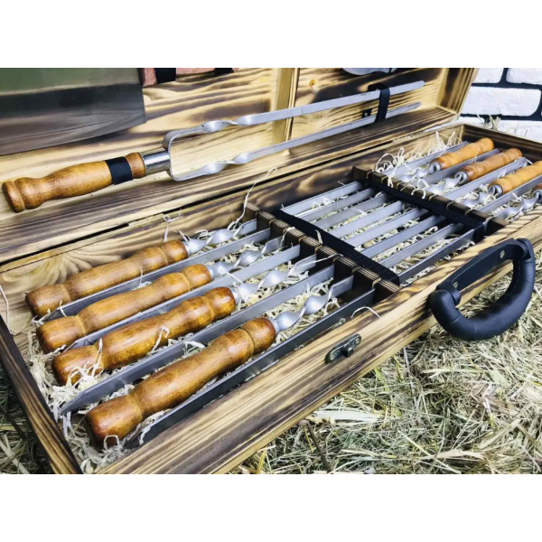 Набор шампуров и аксессуаров для барбекю MASTER BARBEQUE (002M)