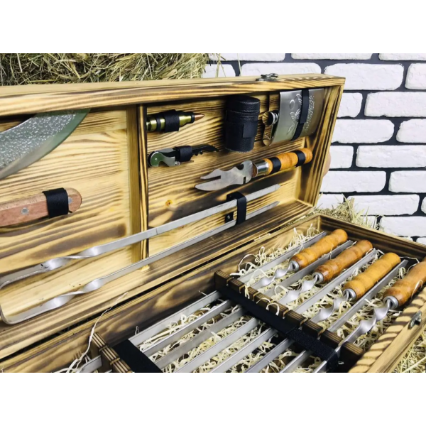 Набор шампуров и аксессуаров для барбекю MASTER BARBEQUE (002M)