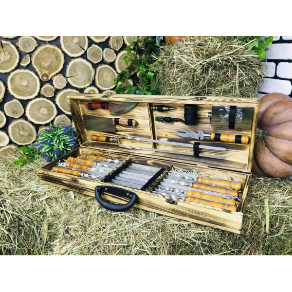 Набор шампуров и аксессуаров для барбекю MASTER BARBEQUE (002M)