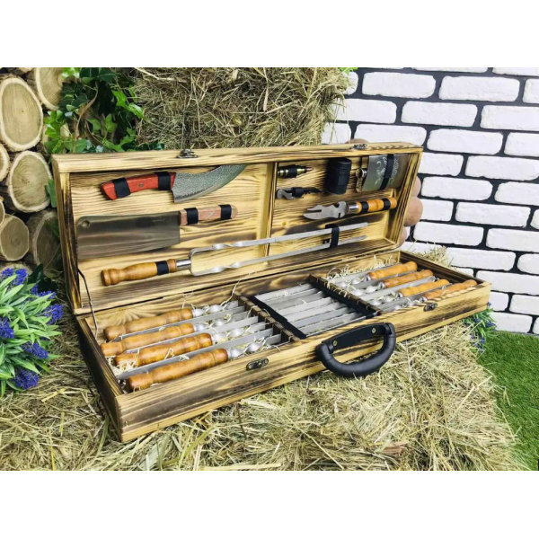 Набор шампуров и аксессуаров для барбекю MASTER BARBEQUE (002M)