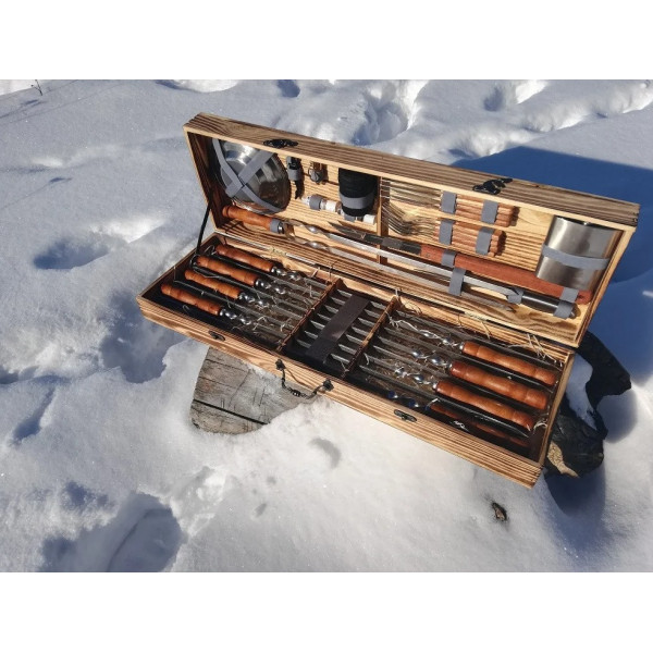 Набір шампурів та аксесуарів для барбекю MASTER BBQ MAX (013T)