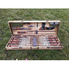 Набір шампурів та аксесуарів для барбекю VIP (vk-004)