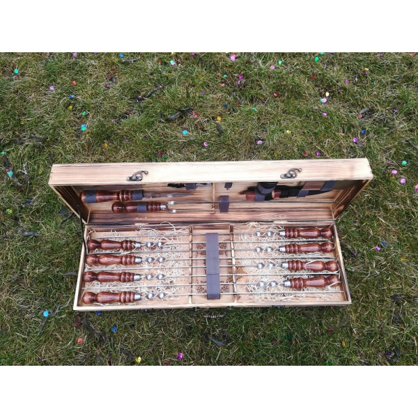 Набір шампурів та аксесуарів для барбекю VIP (vk-004)