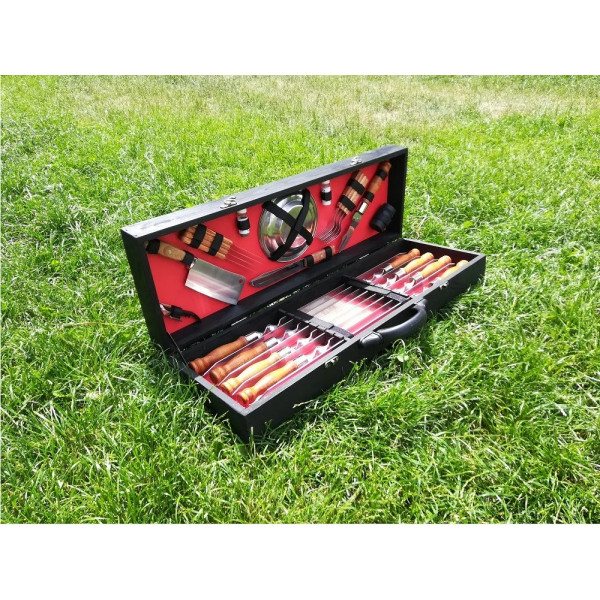 Набір шампууів BLACK BOX в дерев'яному кейсі (LK-005)