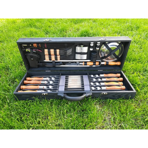 Набір шампууів BLACK BOX в дерев'яному кейсі (LK-007)