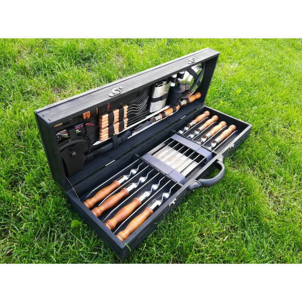 Набір шампууів BLACK BOX в дерев'яному кейсі (LK-007)