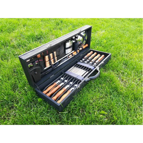 Набір шампууів BLACK BOX в дерев'яному кейсі (LK-007)