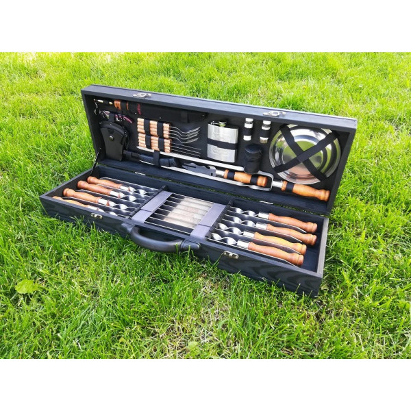 Набір шампууів BLACK BOX в дерев'яному кейсі (LK-007)