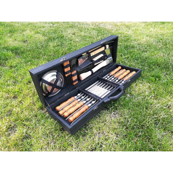 Набір шампууів BLACK BOX в дерев'яному кейсі (M-015)