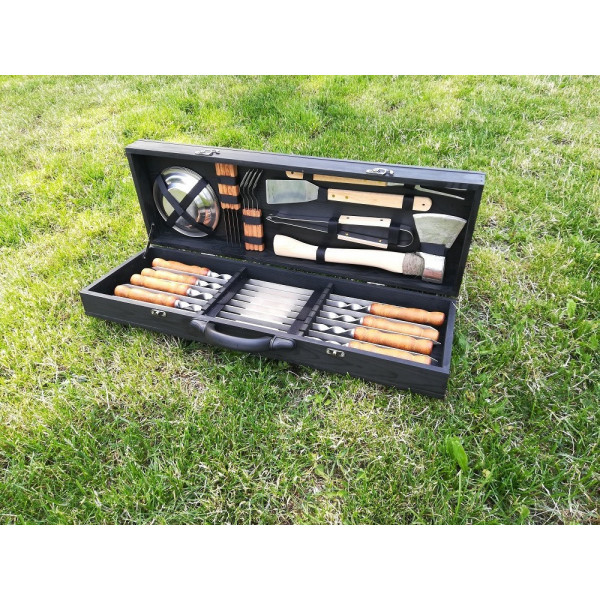 Набір шампууів BLACK BOX в дерев'яному кейсі (M-015)