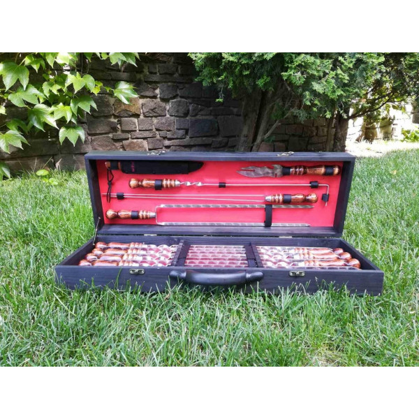 Набір шампууів BLACK BOX в дерев'яному кейсі (VK-010)