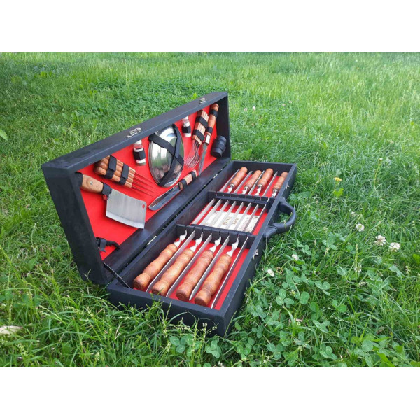 Набір шампууів BLACK BOX в дерев'яному кейсі (М-020)