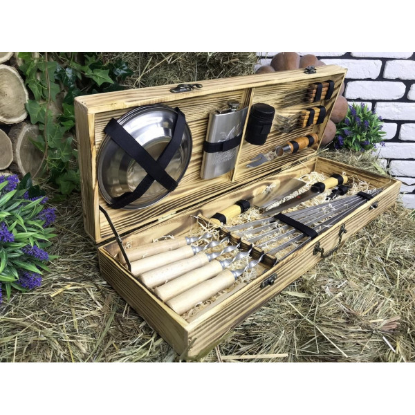 Набор шампуров (К-004)