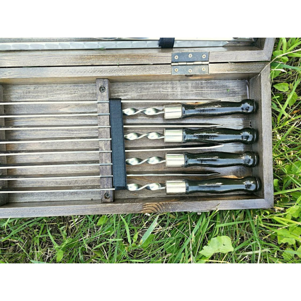 Набор шампуров BBQ-black 2