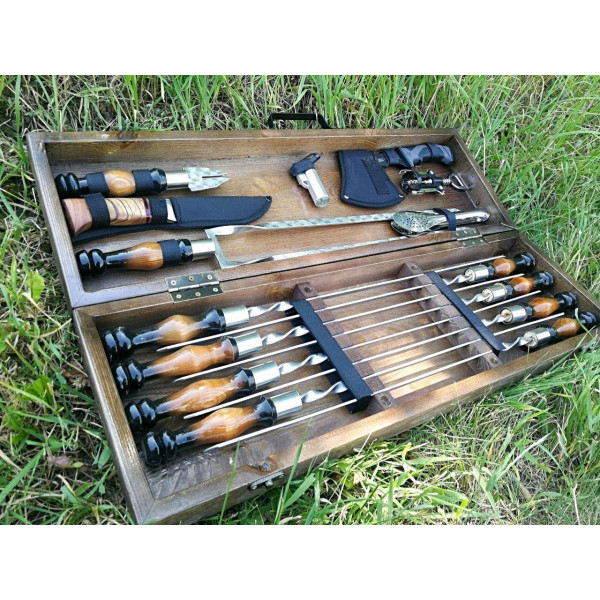 Набор шампуров Grill-4