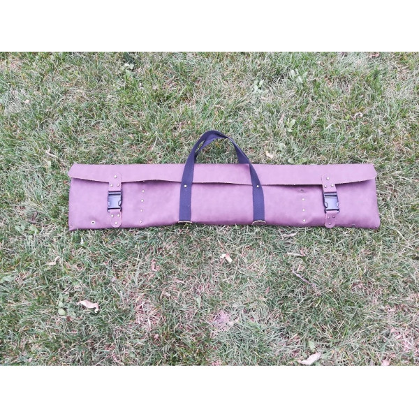 Набір шампурів в шкіряному чохлі (001)