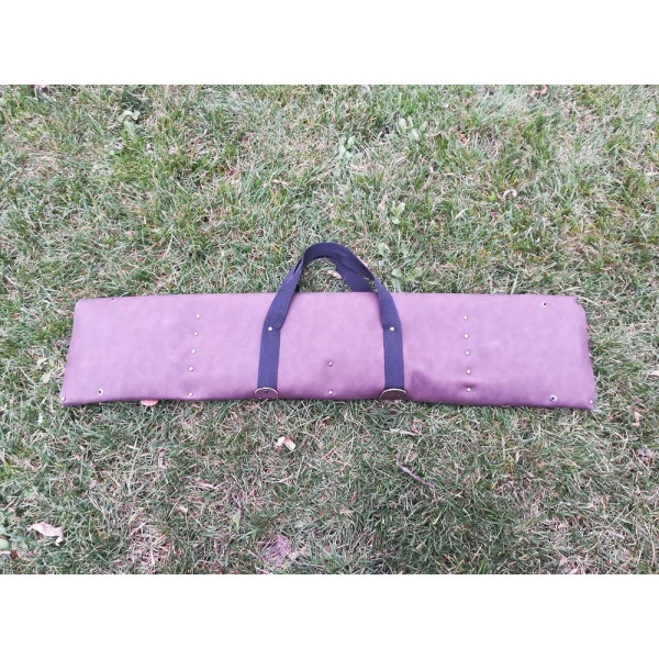 Набір шампурів в шкіряному чохлі (001)