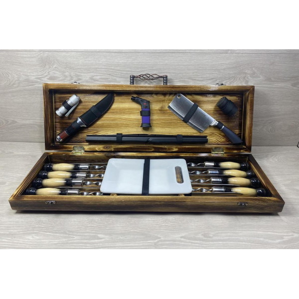 Набір шампурів подарунковий (7804)