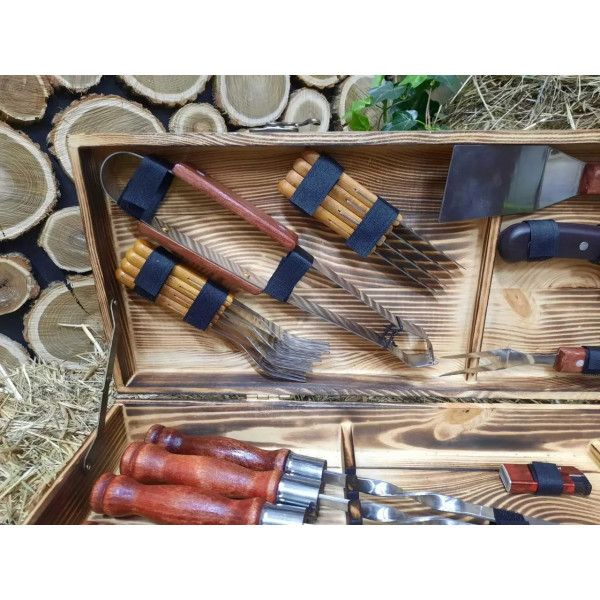 Набор подарочных шампуров (L-201)