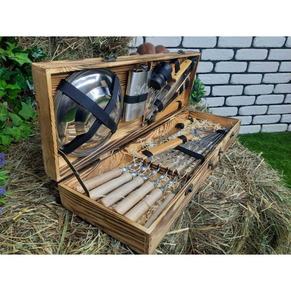 Набор подарочных шампуров (К005)