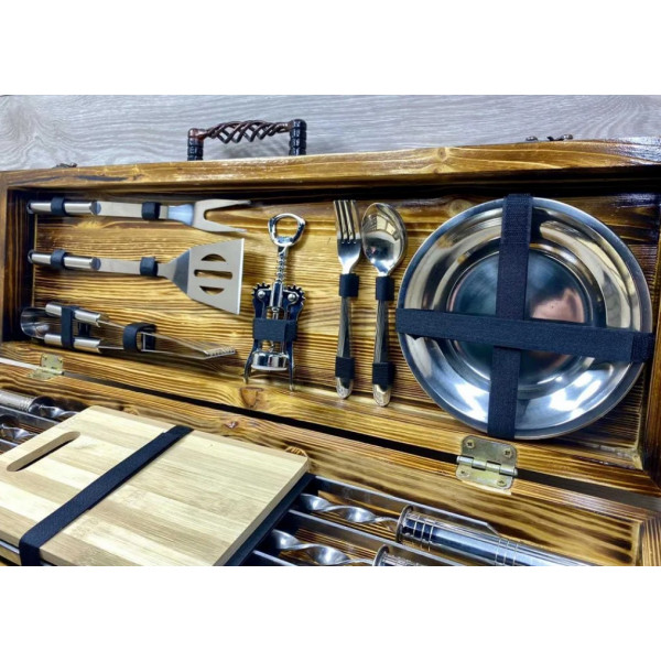 Набір шампурів подарунковий BBQ Silver (7807)