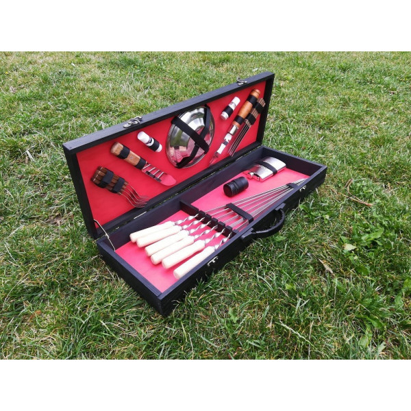 Набор подарочных шампуров BLACK BOX (K-008)