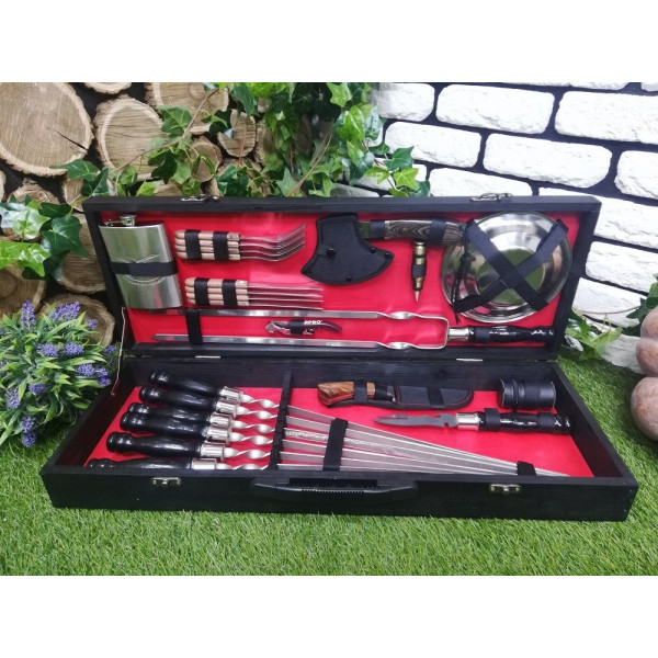 Набор подарочных шампуров BLACK BOX (L-105)