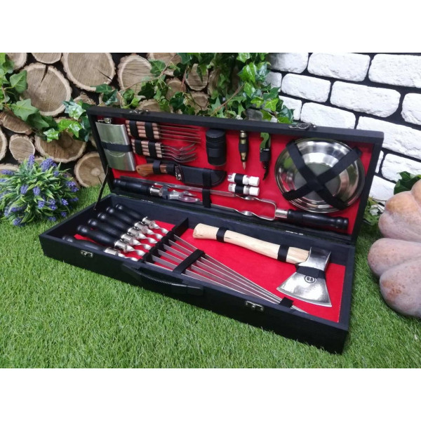 Набор подарочных шампуров BLACK BOX (L-107)