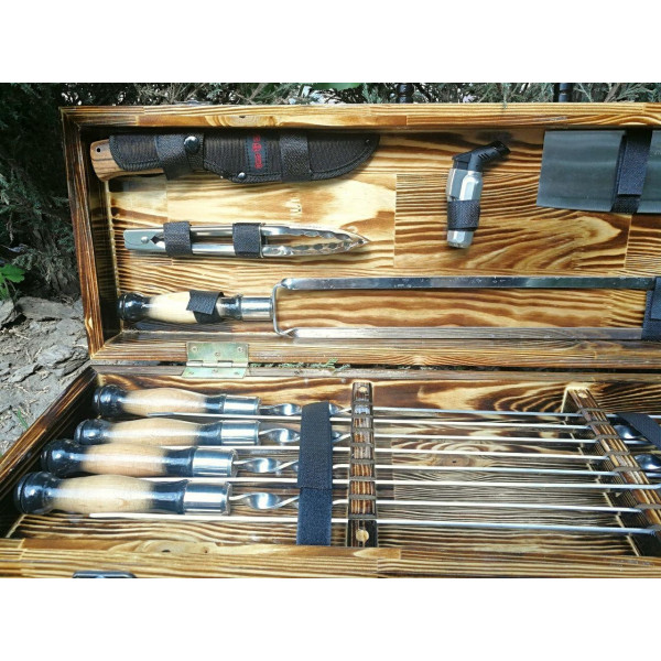 Набір шампурів подарунковий Forest-2