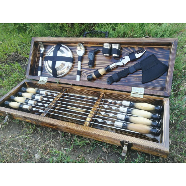 Набір шампурів подарунковий Forest-4