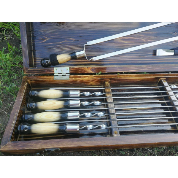 Набор подарков шампуров Forest-5