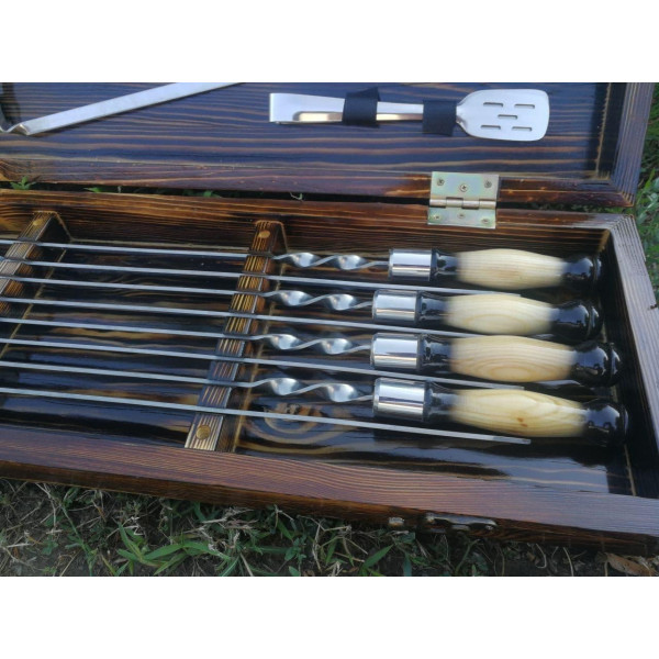 Набор подарков шампуров Forest-5