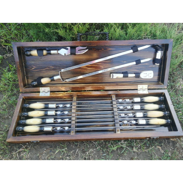 Набор подарков шампуров Forest-5