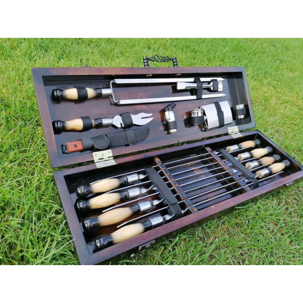 Набір шампурів подарунковий Forest-6