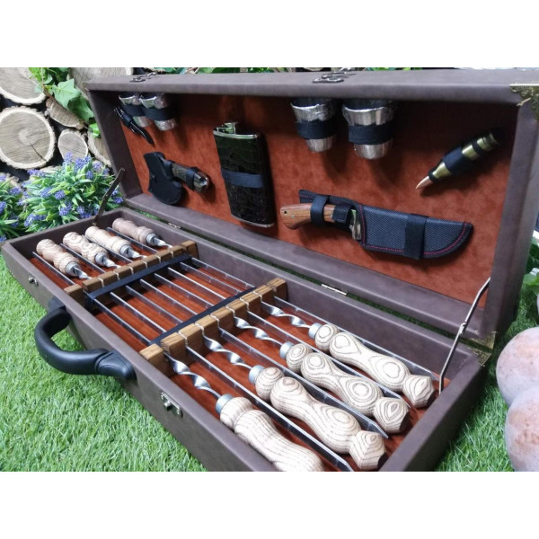 Набір шампурів подарунковий Marrone (001Е)