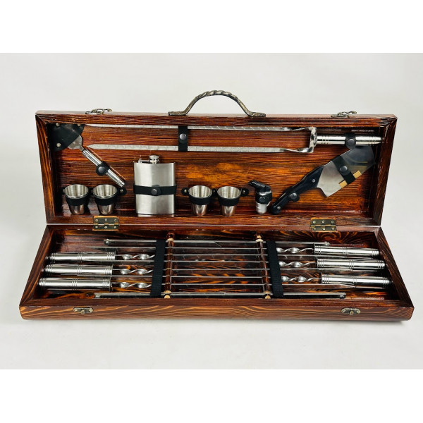 Набор подарков шампуров Silver Black (7904)