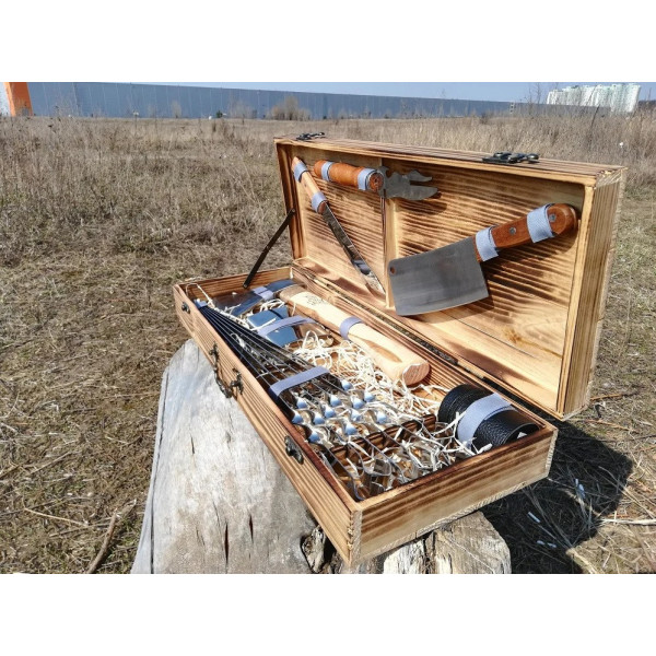 Набір шампурів подарунковий К-002