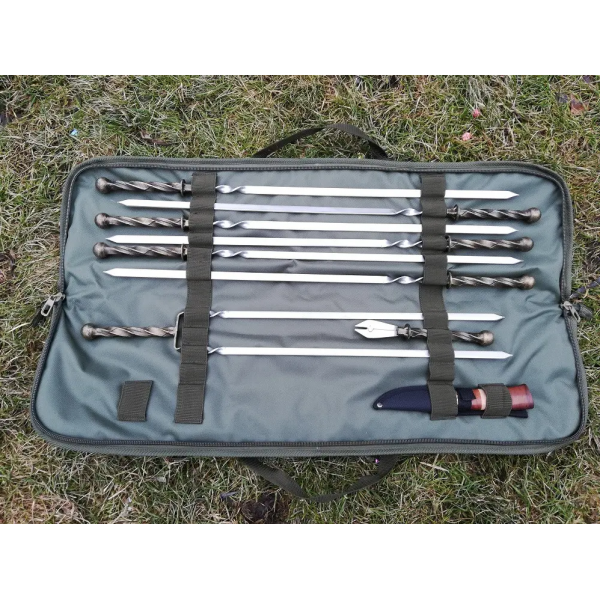 Набор подарочных шампуров в чехле (104)